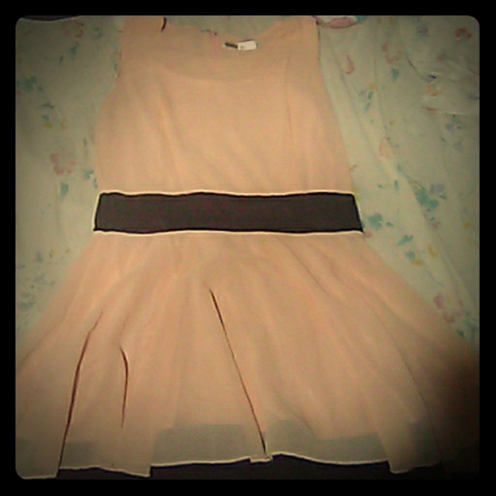 Peach dress